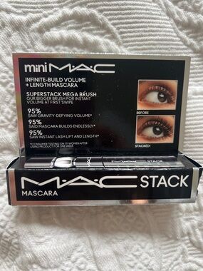 Mac mini mascara, black eye makeup cosmetics